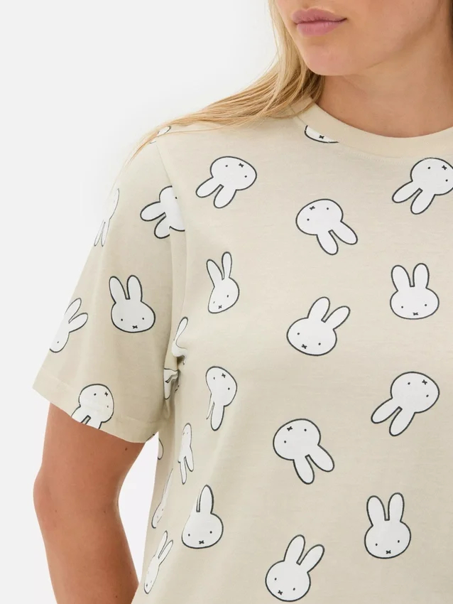 Miffy-pyjamasser i bomuld med motiv