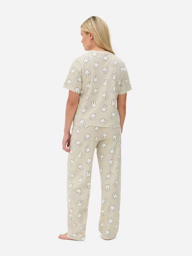 Miffy-pyjamasser i bomuld med motiv