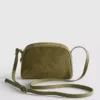 Mini-crossbody-taske i imiteret ruskind