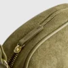 Mini-crossbody-taske i imiteret ruskind