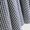 Mini-kjole i gingham-korsetstil