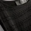Mini-kjole med struktur og krøllet look