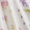 Mini-morgenkåbe med blomsterprint