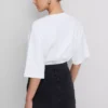 Mini-nederdel i bomuldsdenim