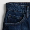 Mini-nederdel i bomuldsdenim