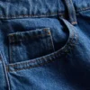 Mini-nederdel i bomuldsdenim