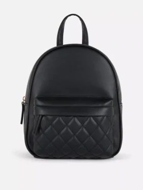 Mini-rygsæk med diamantmønster