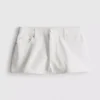 Mini-shorts i bomuldsdenim