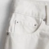 Mini-shorts i bomuldsdenim