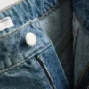 Mini-shorts i bomuldsdenim