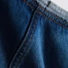 Mini-skort i bomuldsdenim