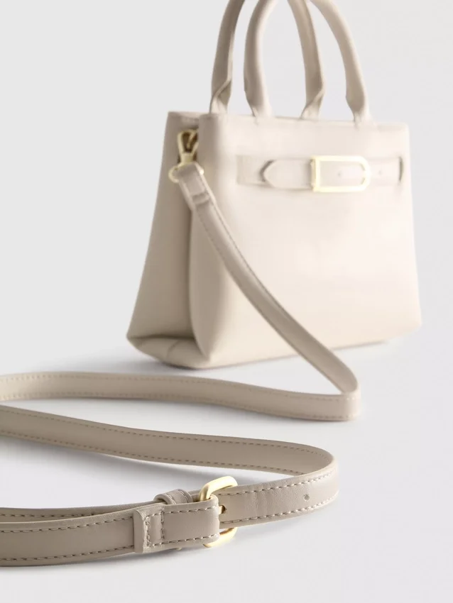 Mini-tote med spænde