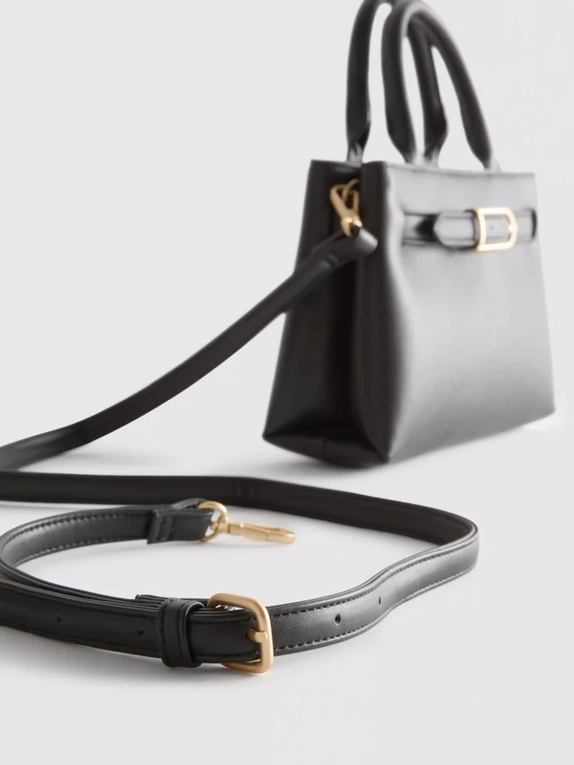 Mini-tote med spænde