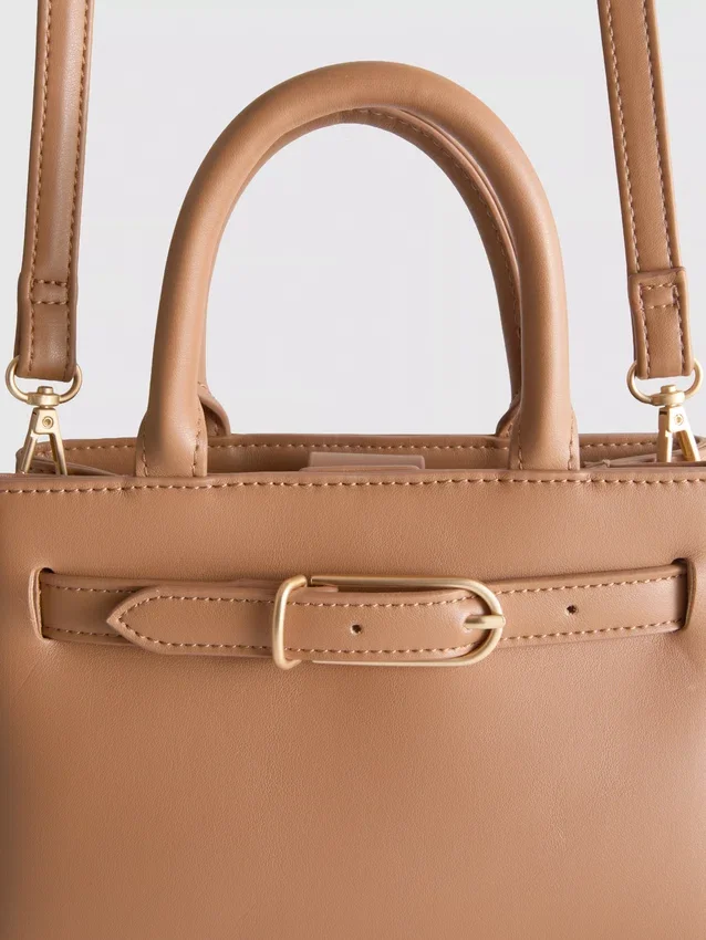 Mini-tote med spænde