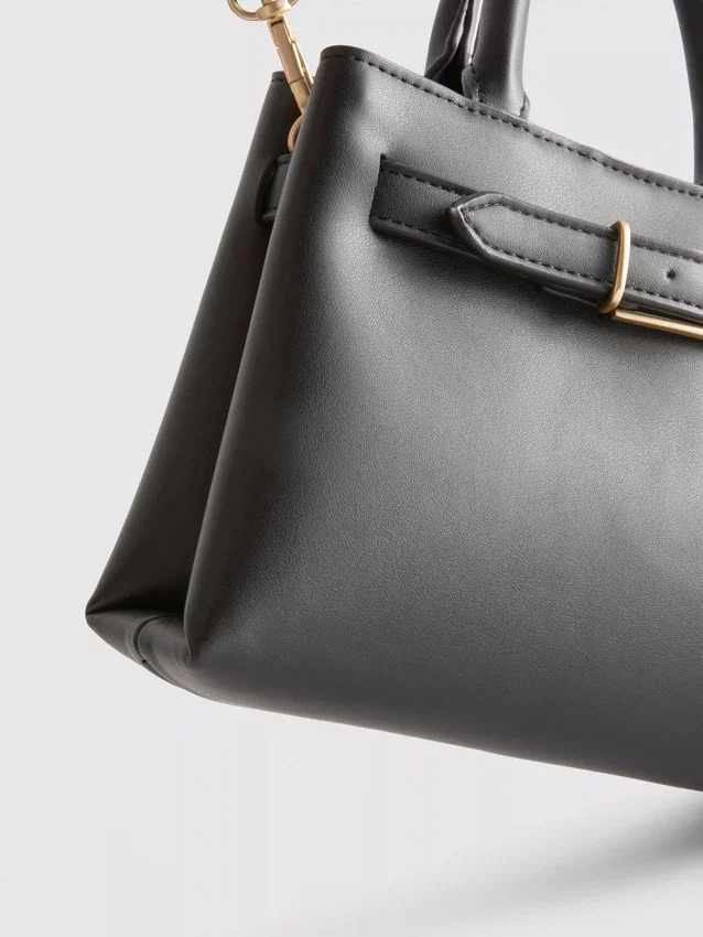 Mini-tote med spænde
