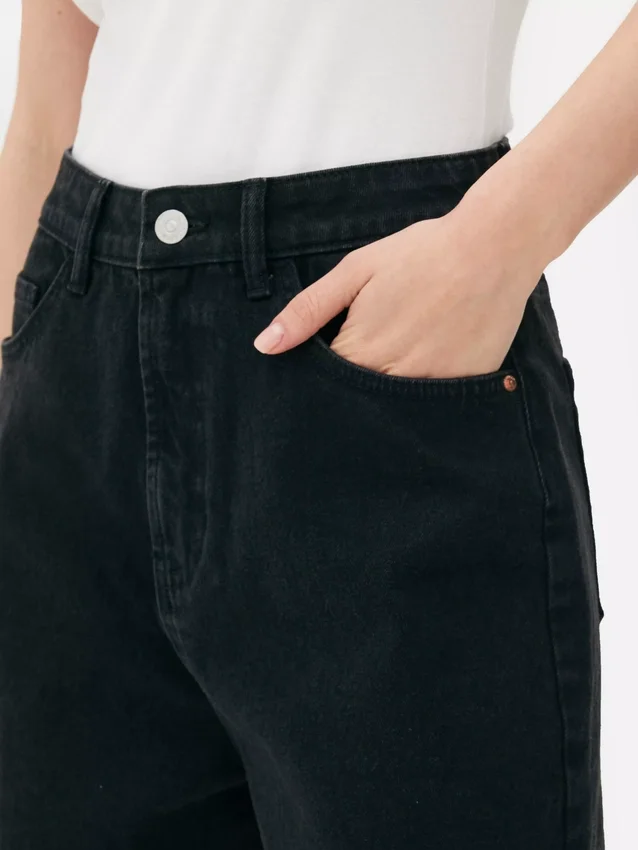 Mom-shorts i denim