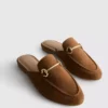 Mule-loafers med snaffle-detaljer