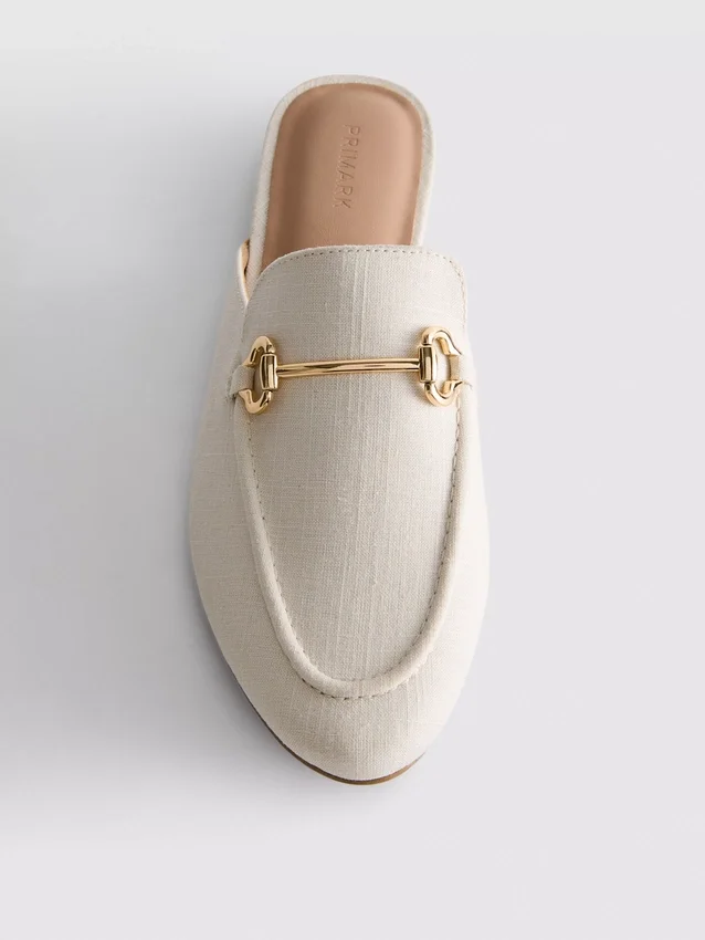Mule-loafers med snaffle-detaljer