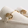 Mule-loafers med snaffle-detaljer