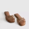 Mule-sandaler i Diamanta-vævning