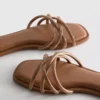 Mule-sandaler i Diamanta-vævning