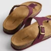 Mule-sandaler med T-bar og spænde