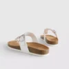 Mule-sandaler med T-bar og spænde
