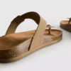 Mule-sandaler med T-bar og spænde