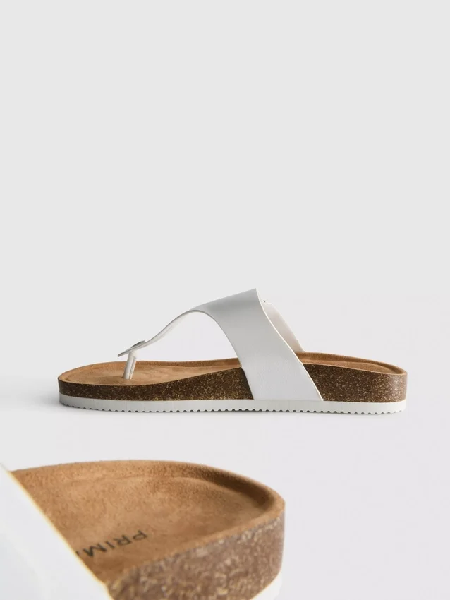 Mule-sandaler med T-bar og spænde