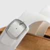 Mule-sandaler med T-bar og spænde