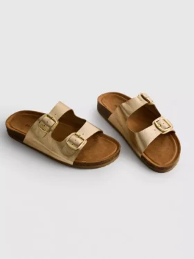 Mulesandaler med dobbelt spænde