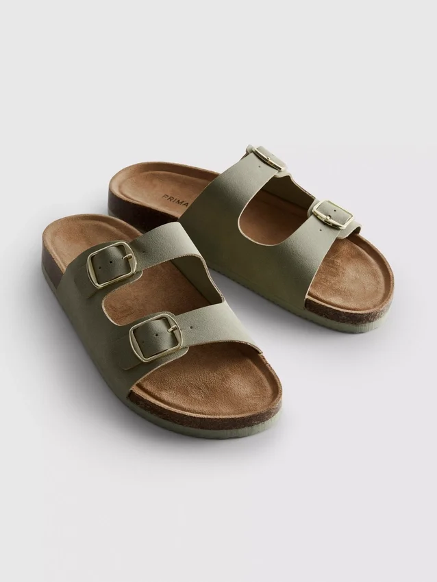 Mulesandaler med dobbelt spænde