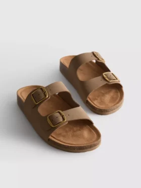 Mulesandaler med dobbelt spænde