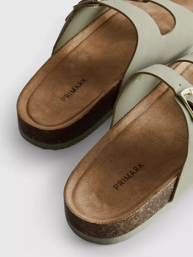 Mulesandaler med dobbelt spænde
