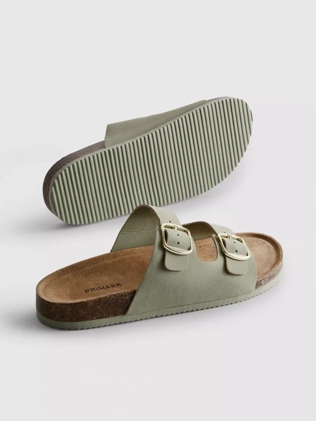 Mulesandaler med dobbelt spænde