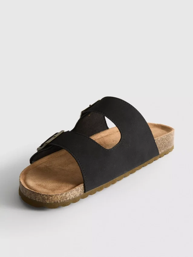 Mulesandaler med dobbelt spænde