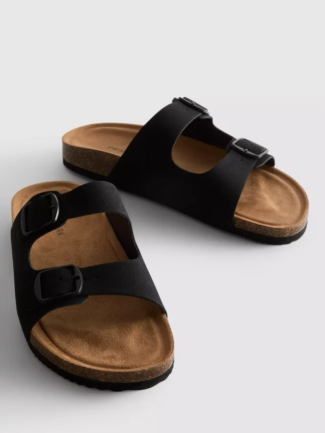 Mulesandaler med dobbelt spænde