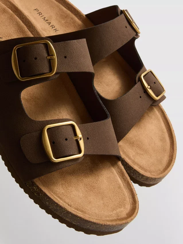 Mulesandaler med dobbelt spænde