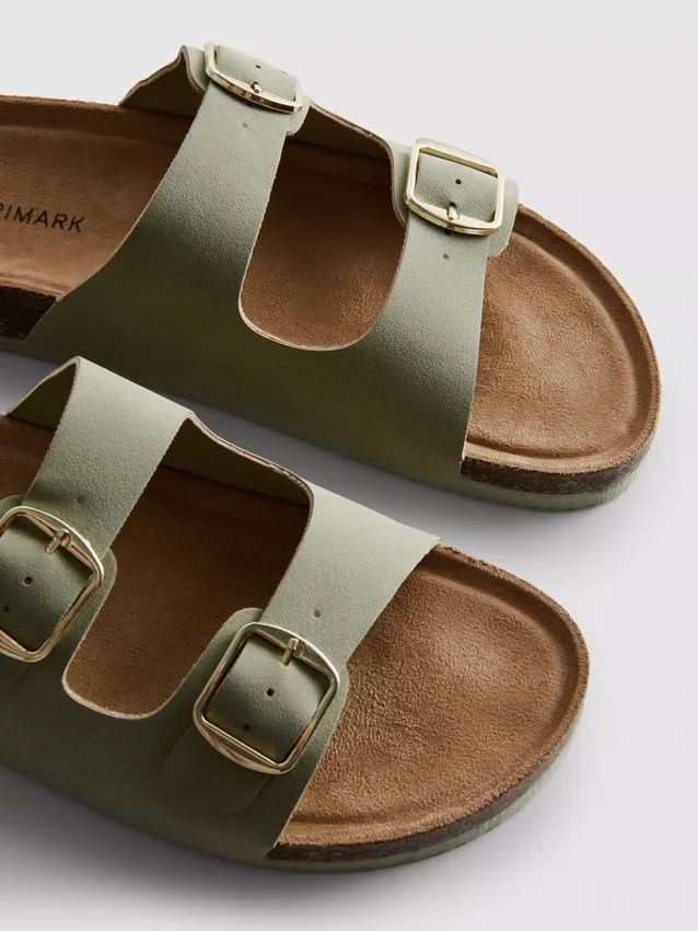 Mulesandaler med dobbelt spænde