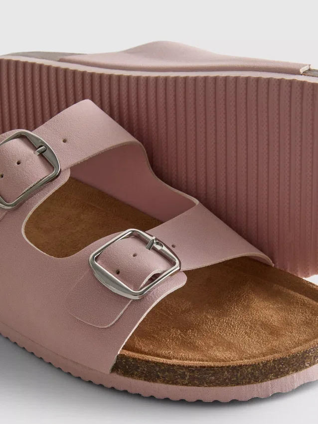 Mulesandaler med dobbelt spænde