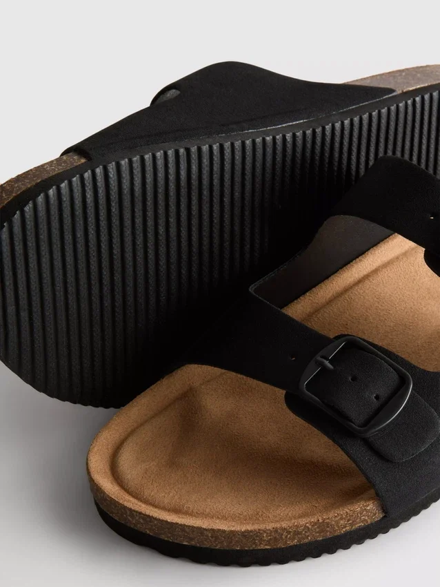 Mulesandaler med dobbelt spænde