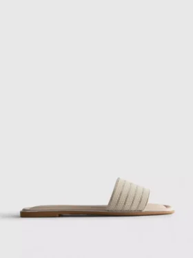 Mulesandaler med rhinsten