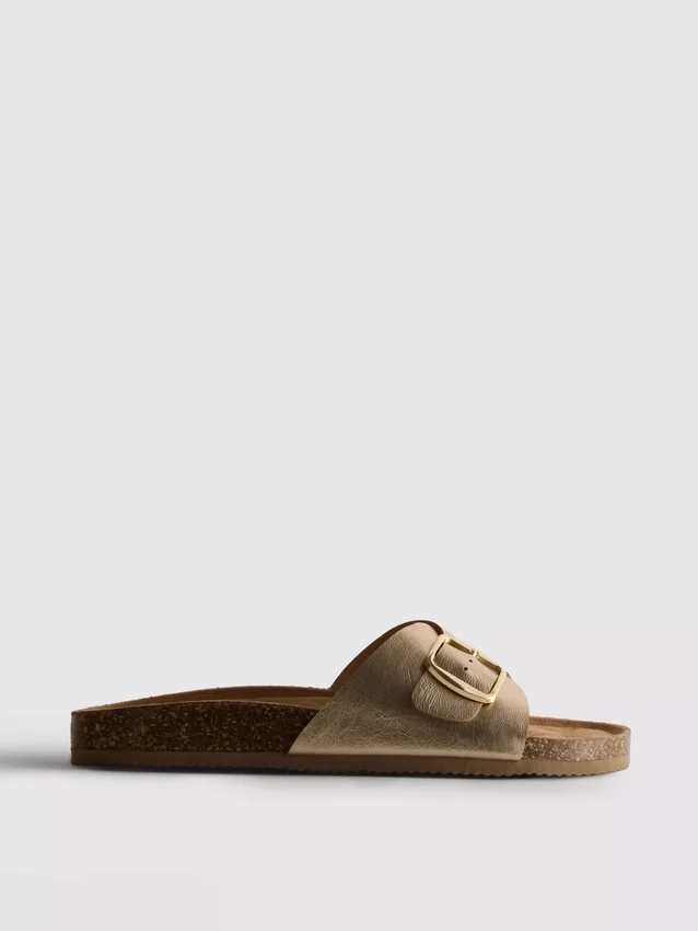 Mulesandaler med spænde