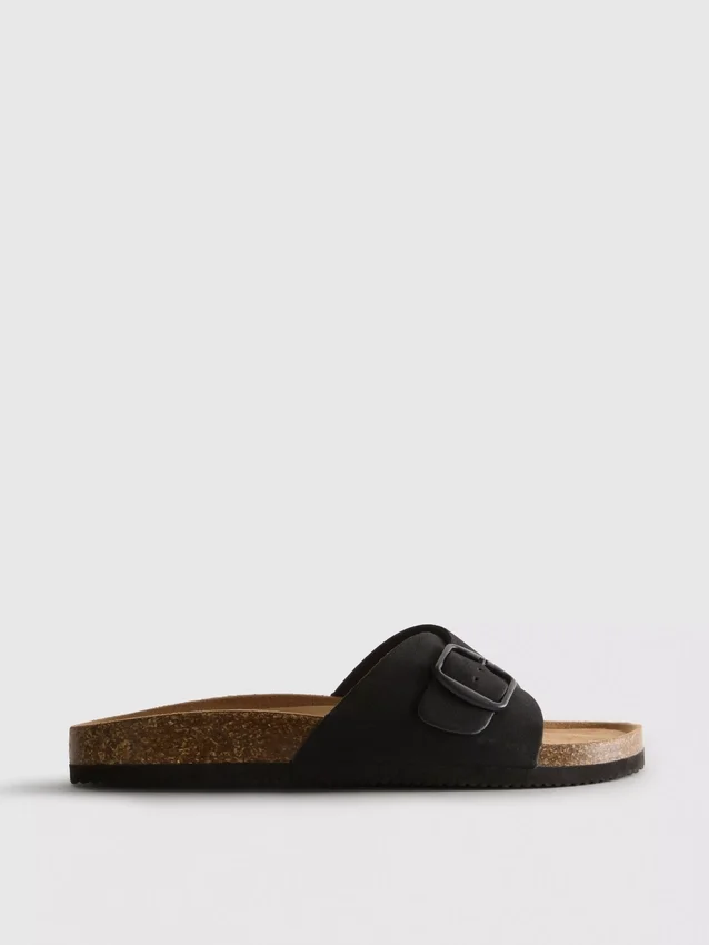 Mulesandaler med spænde
