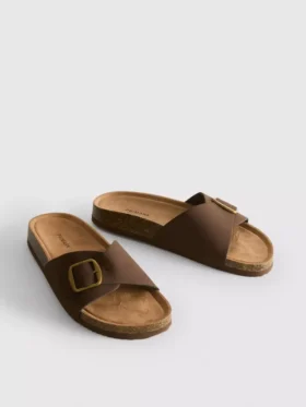 Mulesandaler med spænde