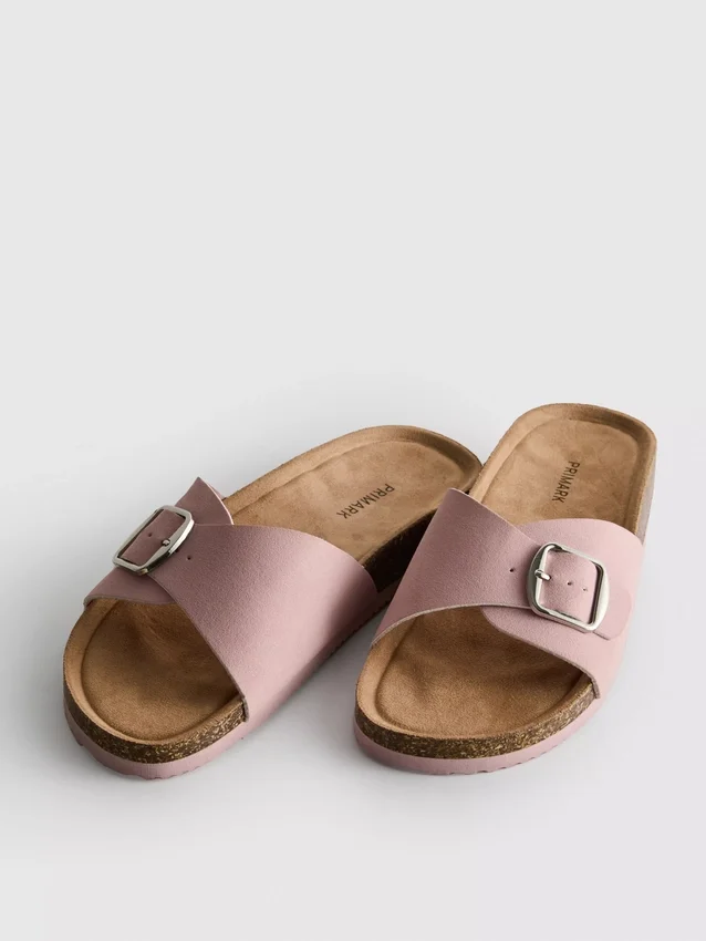 Mulesandaler med spænde