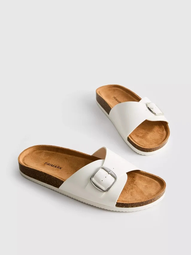 Mulesandaler med spænde