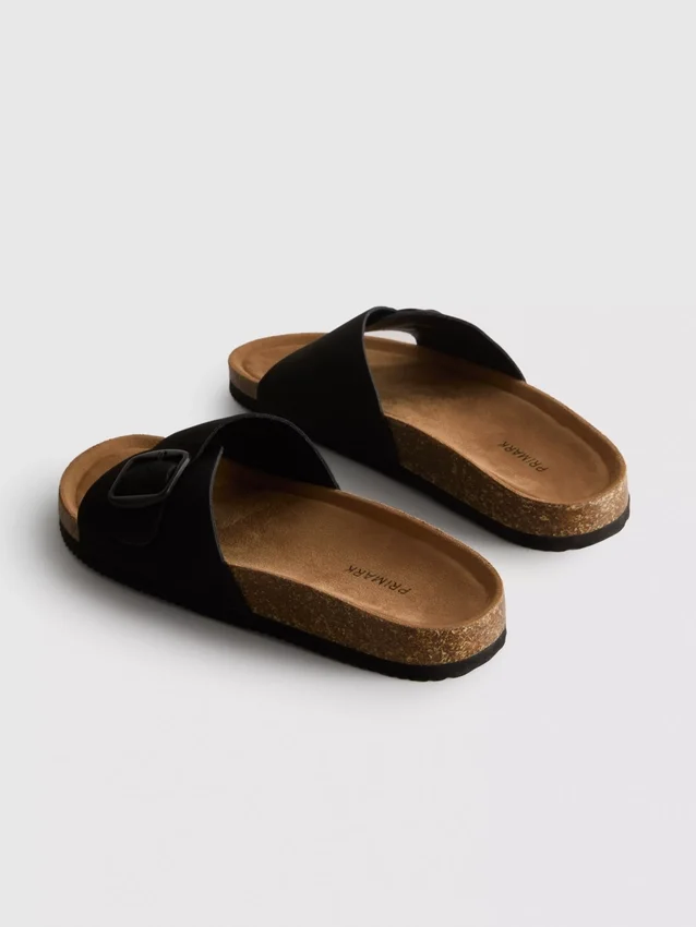 Mulesandaler med spænde