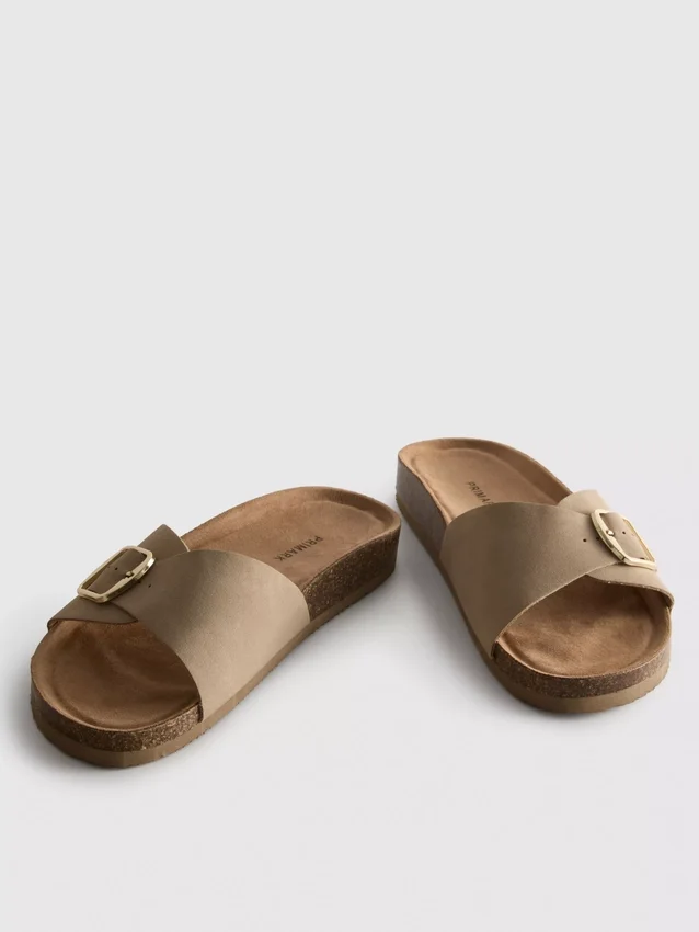 Mulesandaler med spænde