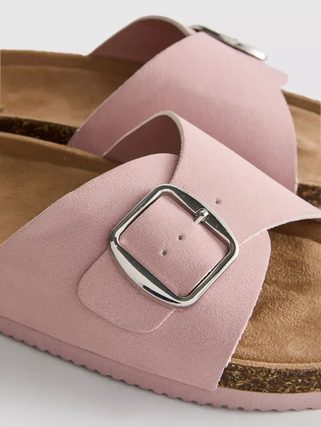 Mulesandaler med spænde